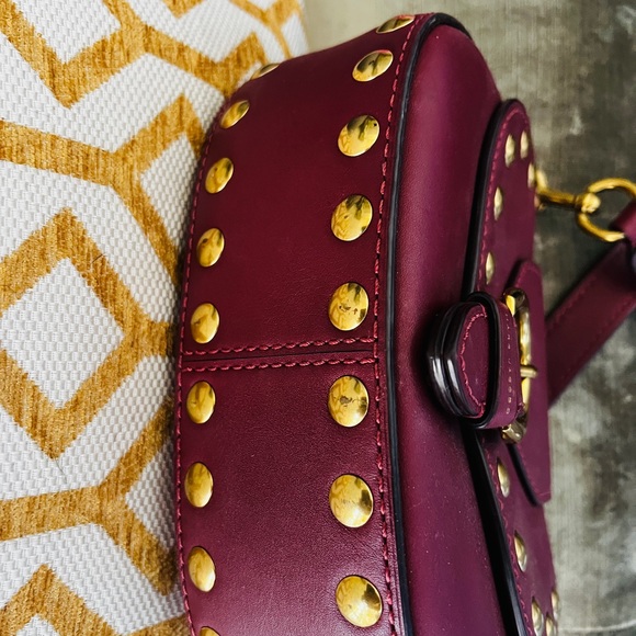 Gorgeous Marc Jacobs Stud Cross Body Shoulder Strap Adjustable Purse - Picture 4 of 8